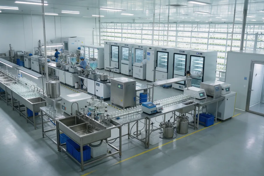 江苏南京 1200㎡ 组培工厂化生产基地