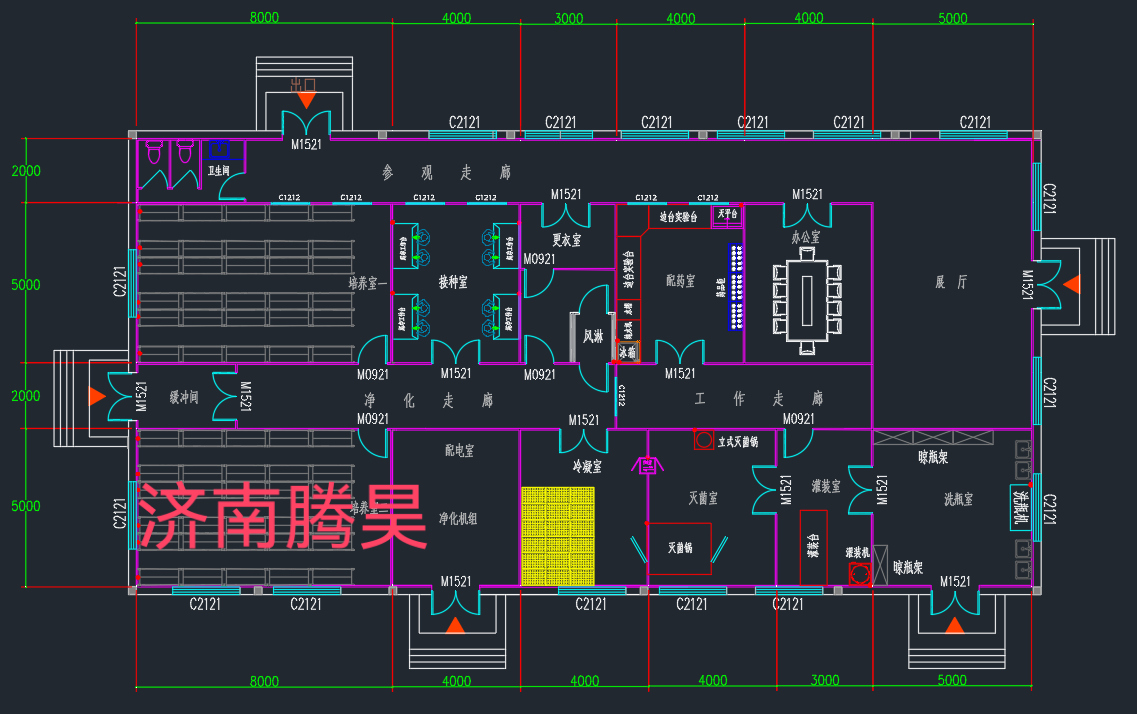 山东临沂 300㎡ 蜜桃组培室